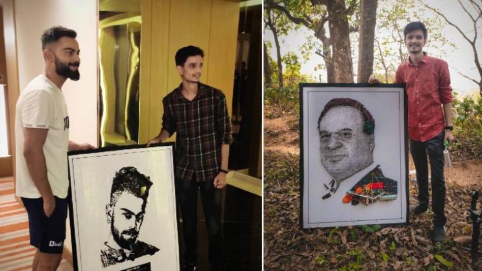 Assam youth Rahul Pareek’s mechanical portraits are lighting up social media