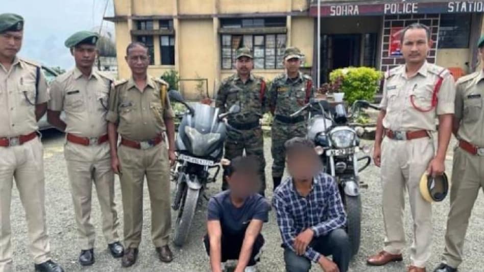 Meghalaya Police busted a two-wheeler lifers gang 