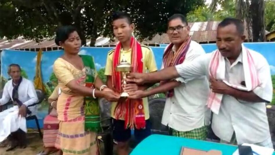 Assam's Jatin Rabha enters Worldwide Books of Records for his football skills Assam's Jatin Rabha enters Worldwide Books of Records for his football skills