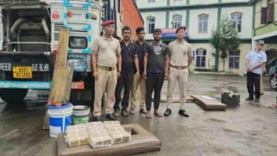 Drugs worth Rs 84 crore seized in Champhai district Drugs worth Rs 84 crore seized in Champhai district