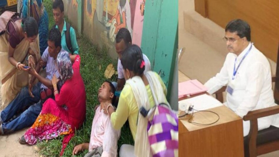 Tripura CM agress to meet retrenched 10323 teachers as 30 injured in scuffle with police Tripura CM agress to meet retrenched 10323 teachers as 30 injured in scuffle with police