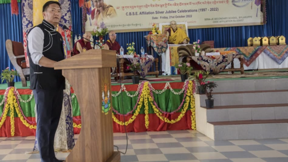 Arunachal CM Khandu visits Sera Jey Secondary School in Karnataka