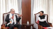 Sikkim : Swiss Ambassador to India calls on Chief Minister Prem Singh Tamang Sikkim : Swiss Ambassador to India calls on Chief Minister Prem Singh Tamang