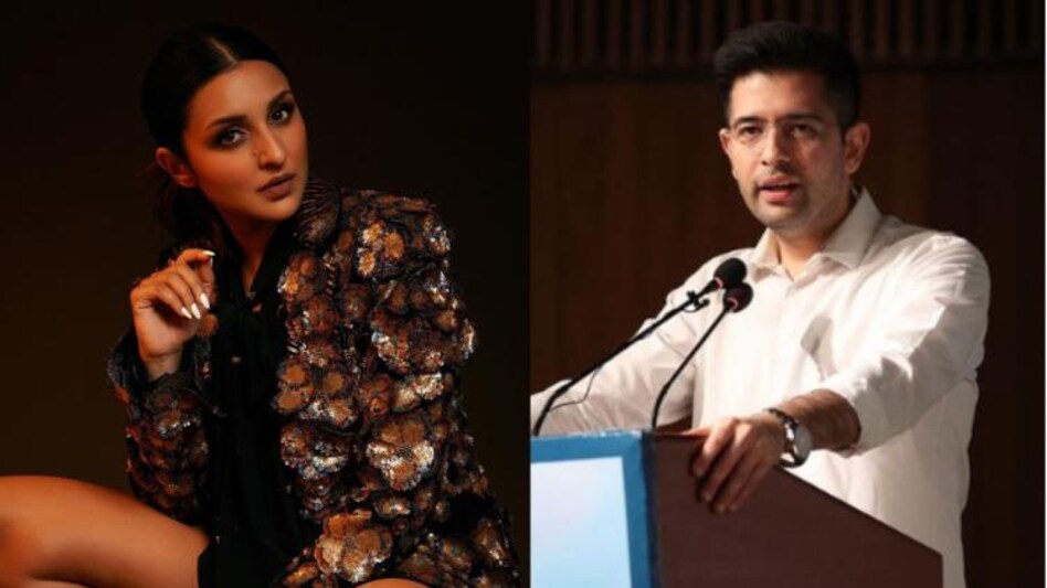 Parineeti Chopra blushes after paparazzi ask her about Raghav Chadha