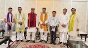 Tripura: Manik Saha meets Governor, stakes claim to form government Tripura: Manik Saha meets Governor, stakes claim to form government