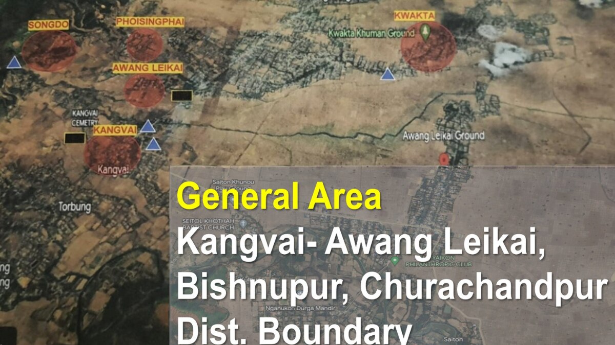 Manipur violence Security forces create 'Buffer Zone' in Bishnupur