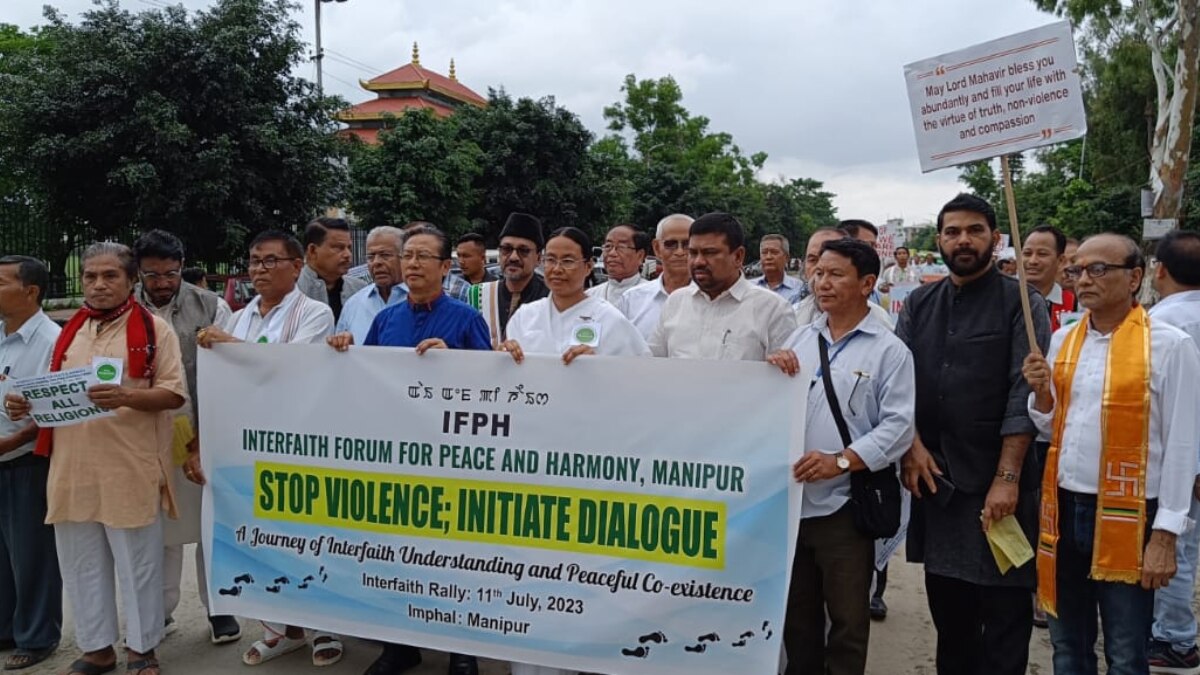 Manipur violence MPs from Kerala and Tamil Nadu joins interfaith peace