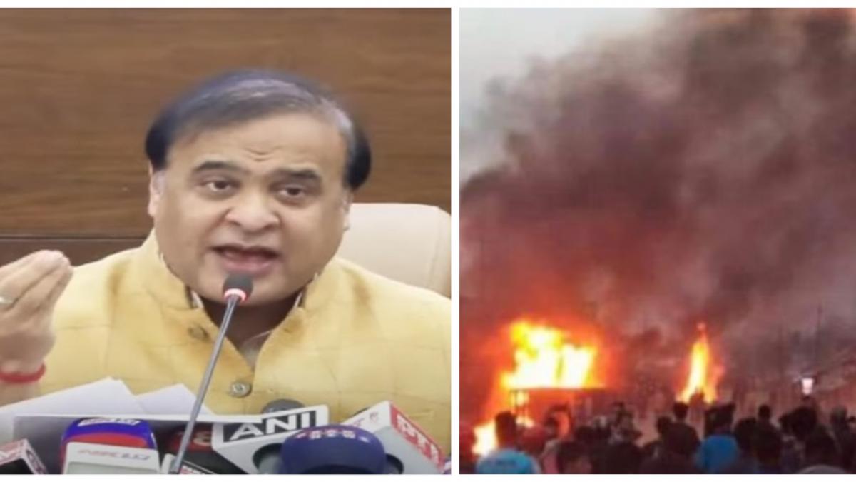 Congress party responsible for Manipur violence, says Assam CM Himanta Biswa Sarma - Congress party responsible for Manipur violence, says Assam CM Himanta Biswa Sarma -