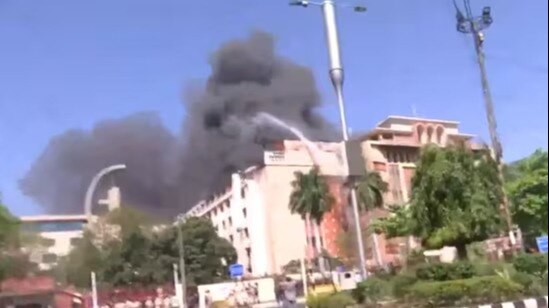 Fire breaks out at Madhya Pradesh state secretariat building in Bhopal