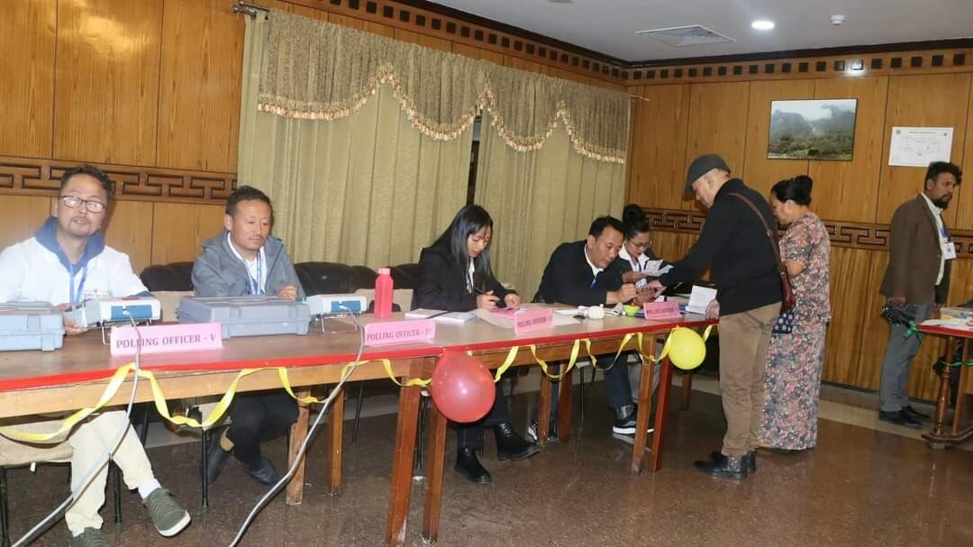 Sikkim Assembly Election: Differently-abled officers lead model polling station in Gangtok's Arithang constituency
