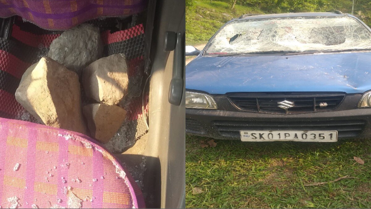 Sikkim Democratic Front accused of vandalising SKM member's vehicle in Neya Brum