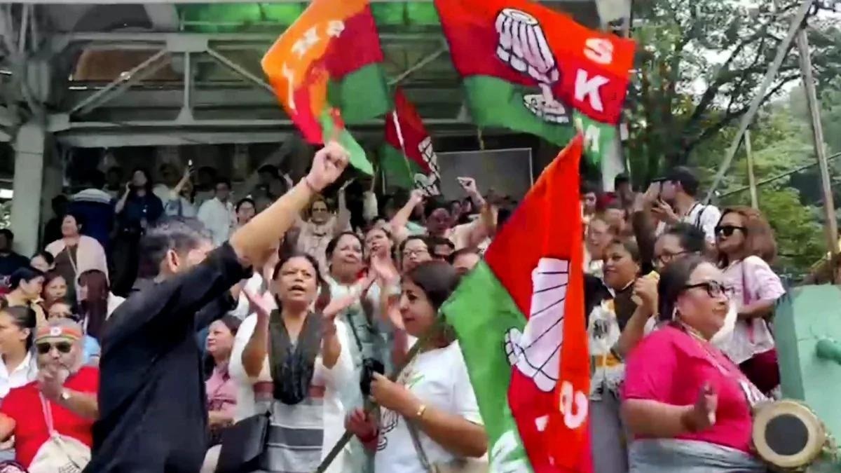 Sikkim Assembly election: SKM to stake claim to form government, likely to meet Governor today