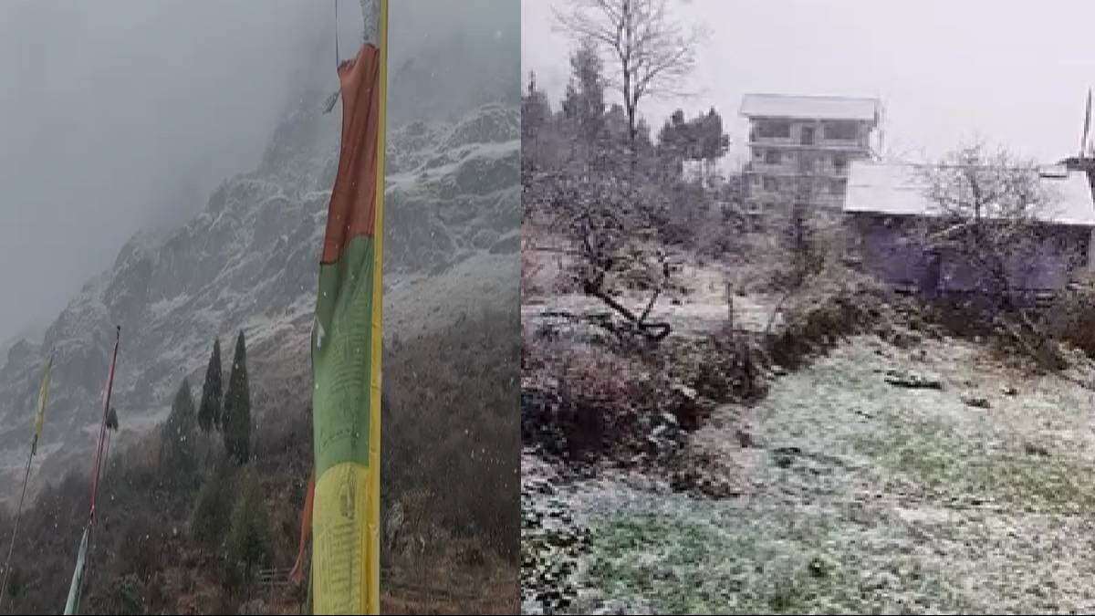 Sikkim receives year's first snowfall, gripped with severe cold Sikkim