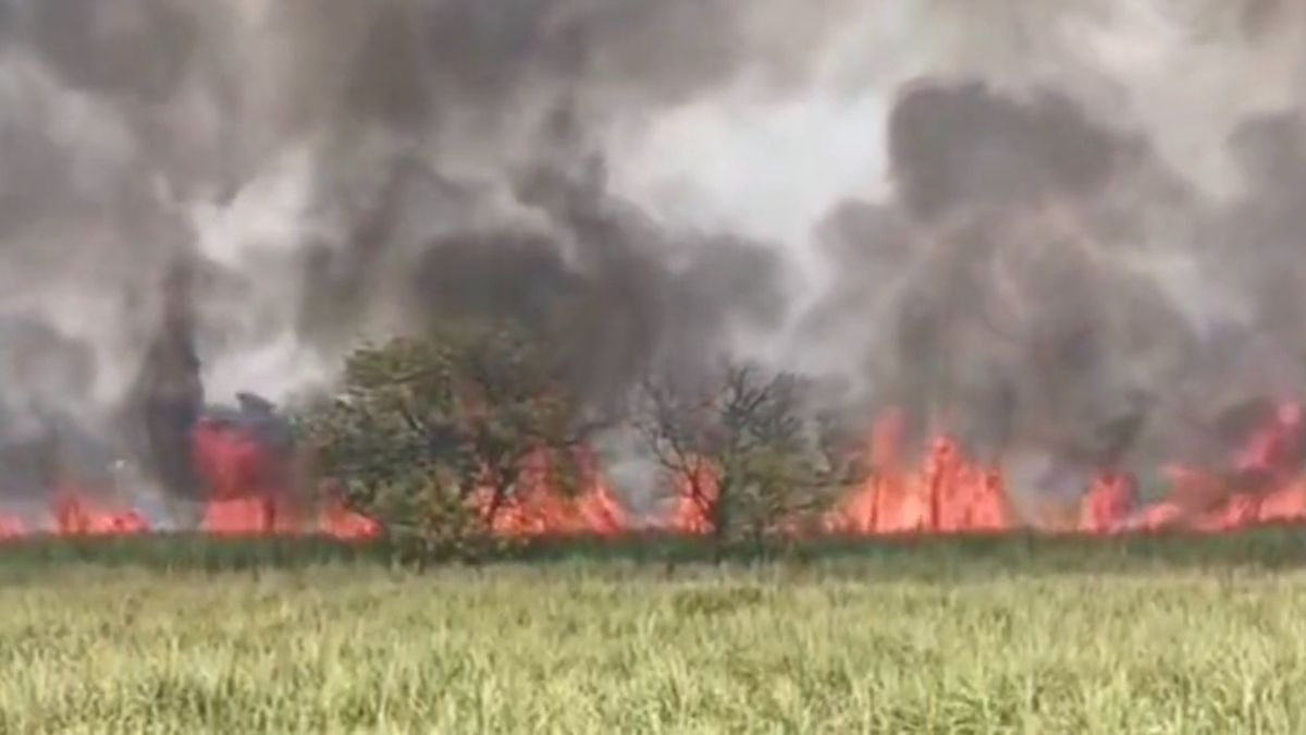 आग फैलने का कारण