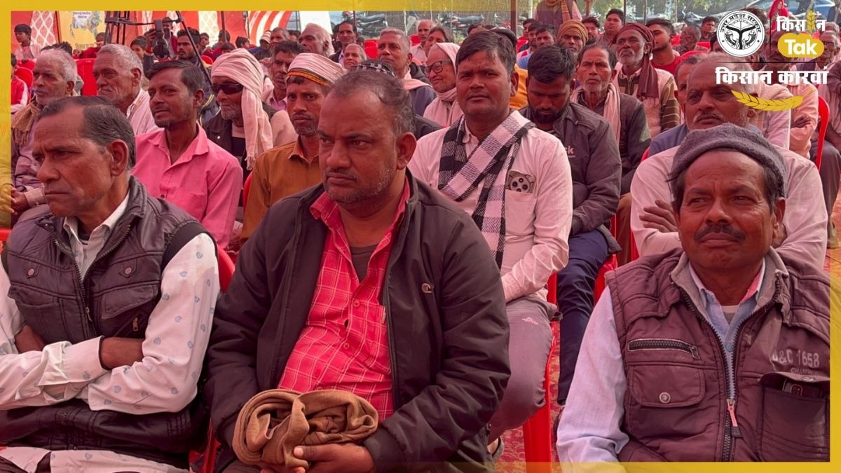 एटा पहुंचा किसान कारवां