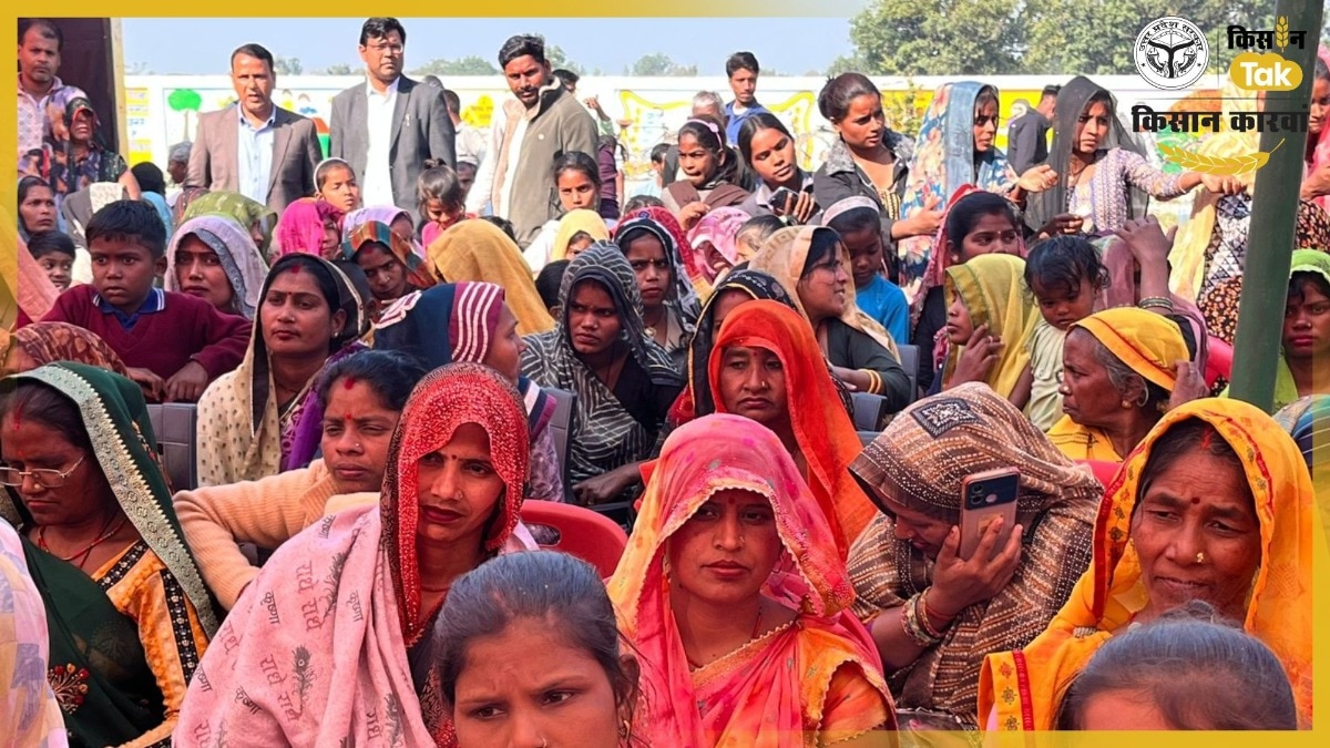 PHOTOS: राजधानी लखनऊ में किसान कारवां की एंट्री, किसानों में दिखा जोश और उत्साह