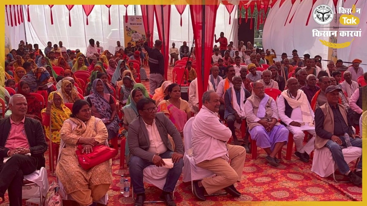 PHOTOS: अमेठी पहुंचा किसान कारवां, किसानों को मिला आय बढ़ाने का फार्मूला