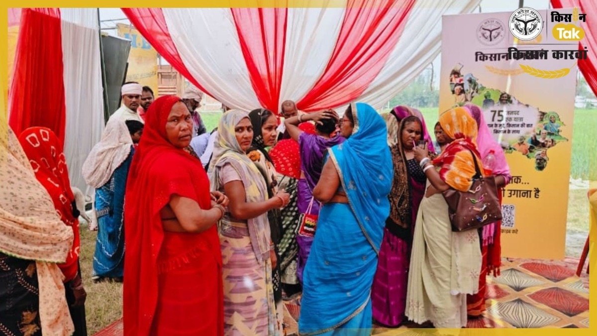 PHOTOS: ‘किसान कारवां’ का गाजीपुर में 40वां पड़ाव, मिट्टी की सेहत पर वैज्ञानिकों ने जताई चिंता