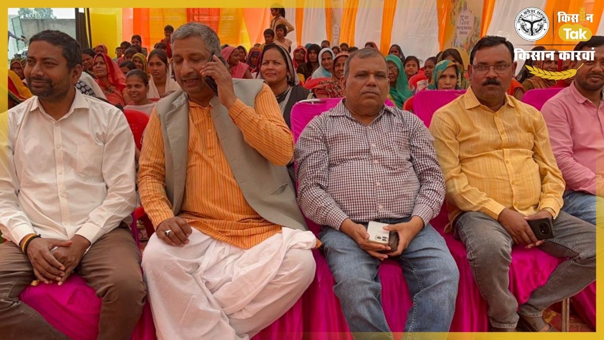 PHOTOS: खेती से कमाई बढ़ाने का मंत्र मिला, श्रावस्ती में किसान कारवां बना सीख का मंच