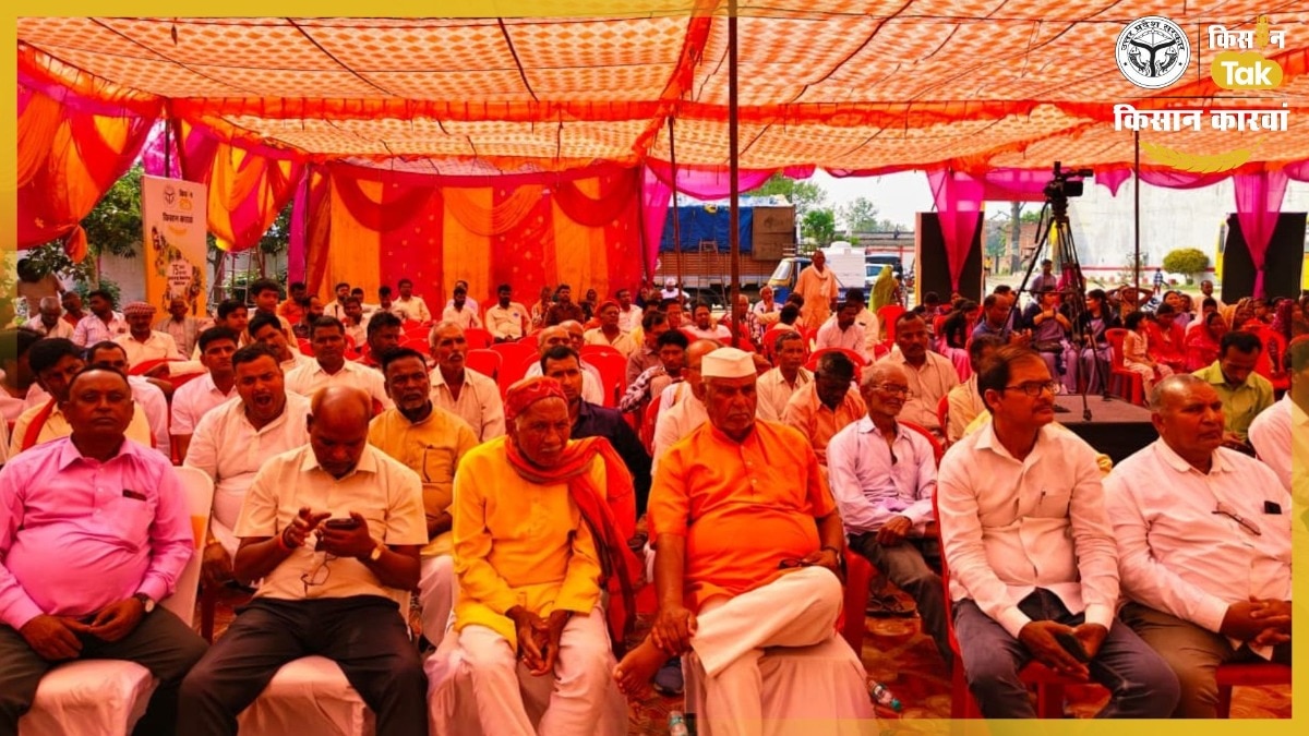 देवरिया के जासूई गांव पहुंचा 'किसान कारवां'