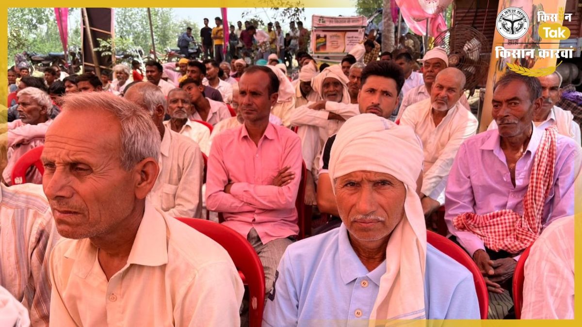 Photos: मुरादाबाद में सजा किसान कारवां के 65वें पड़ाव का मंच, बड़ी संख्‍या में शामिल हुए किसान