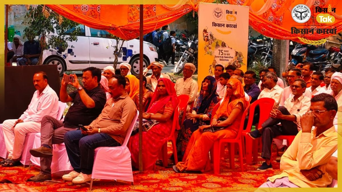 हापुड़ पहुंचा किसान कारवां