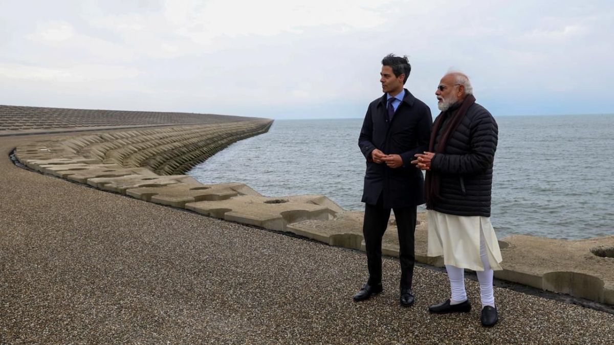 प्रधानमंत्री नरेंद्र मोदी अफ्सलाउटडाइक डैम का किया दौरा