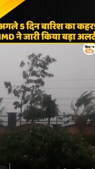 जोरदार बारिश