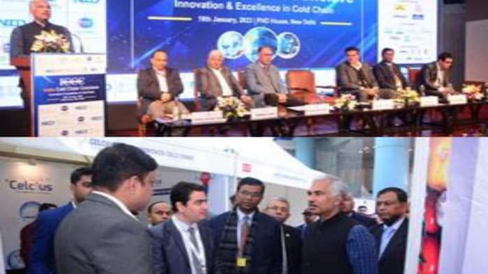 एक दिवसीय कोल्ड चेन कॉन्क्लेव का कृषि सचिव मनाेज आहूजा ने उद्घाटन किया. Photo PIB