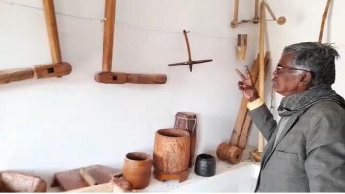किसान बाबूलाल दाहिया ने बनाया कृषि यंत्रों का अनूठा संग्रहालय