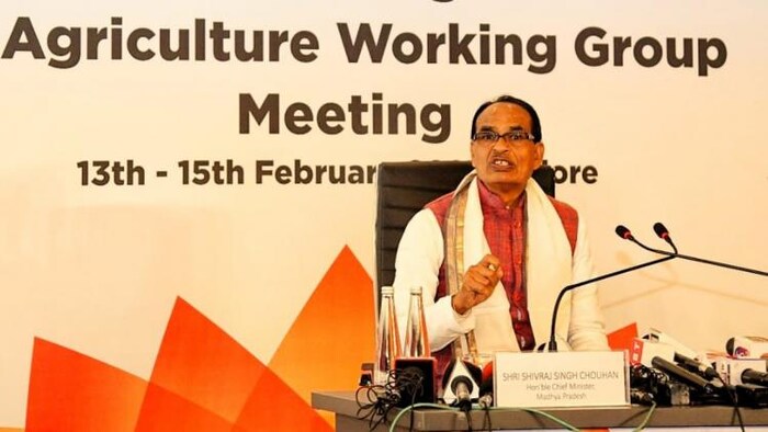 जी-20 एग्रीकल्चर वर्किंग ग्रुप की बैठक में एमपी के सीएम शिवराज सिंह. (Photo-Kisan Tak).