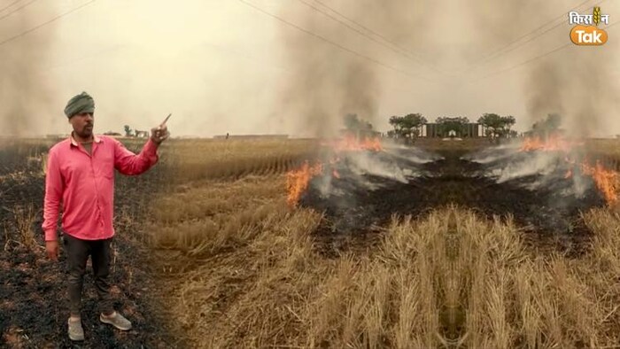 गुना में आग लगने से गेहूं की फसल हुई बर्बाद