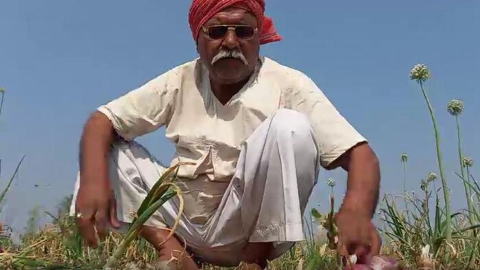 512 किलो प्याज के लिए दो रुपये पाने वाले किसान राजेंद्र चव्हाण