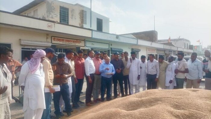 हनुमानगढ़ और श्रीगंगानगर में गेहूं की सरकारी खरीद शुरू हो गई है. फोटो- Agriculture Department