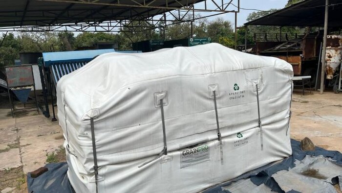 अनाज स्टोर करने की नई तकनीक. फोटो क्रेडिट-किसान तक