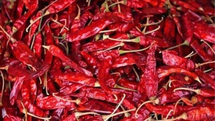 लाल मिर्च की कीमत में हुई बढ़ोतरी