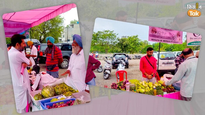 मोगा, पंजाब में लगने वाला किसान बाजार. फोटो क्रेडिट-परमजीत