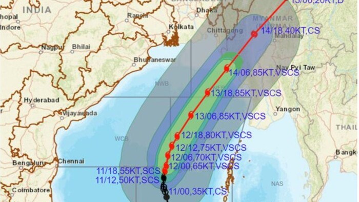 चक्रवाती तूफान के तेज होने को लेकर IMD ने जारी किया अलर्ट