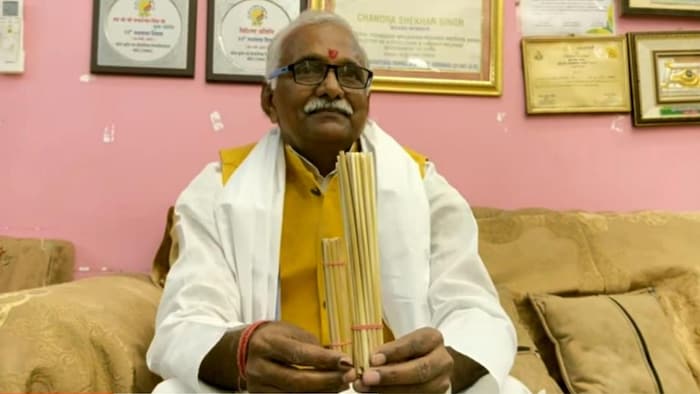 गेहूँ के डंठल से किसान ने बनाया नेचुरल स्ट्रा