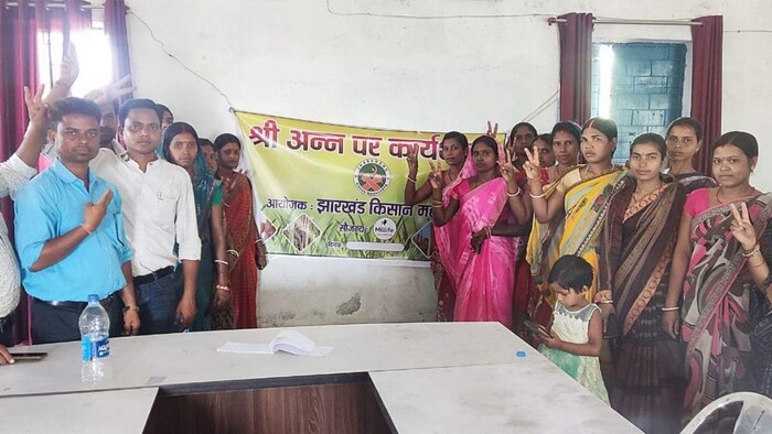 श्री अन्न पर कार्यशाला का आयोजन फोटोः झा. किसान महासभा