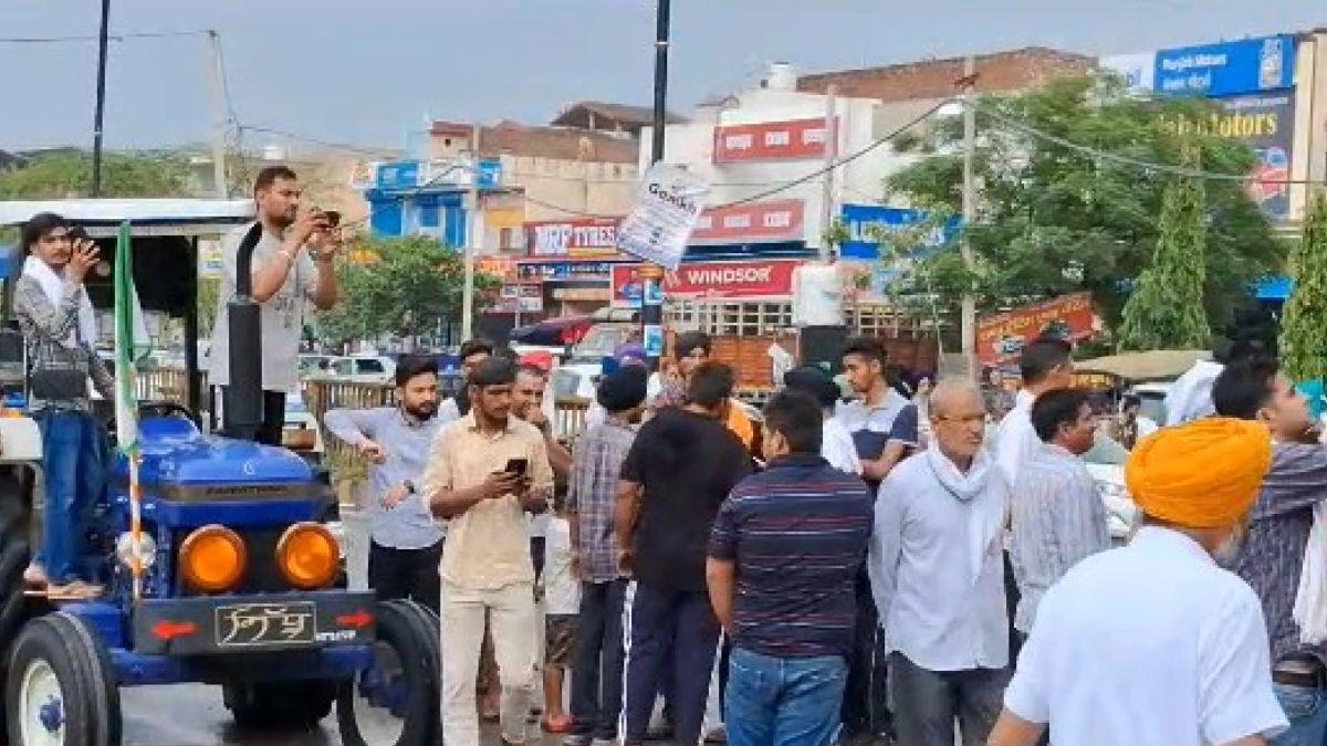 किसानों ने 6 जून को शाहाबाद में जाम कर दिया था जीटी रोड (Photo-Kisan Tak).