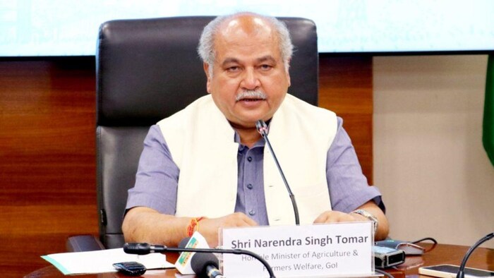 केंद्रीय कृषि और किसान कल्याण मंत्री नरेंद्र सिंह तोमर