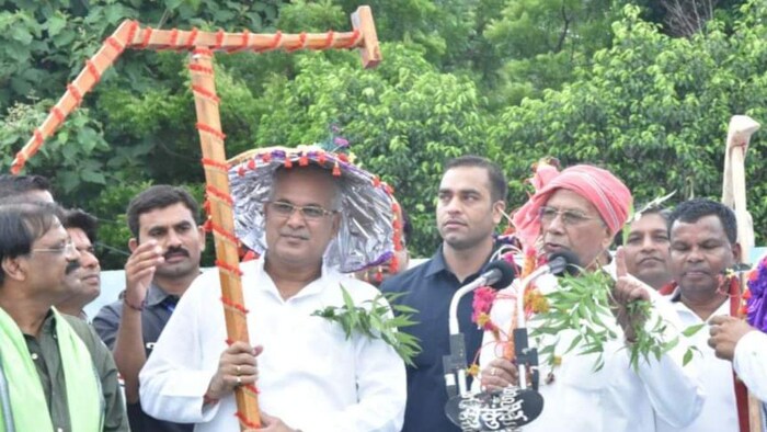 सीएम भूपेश बघेल ने मनाया हरेली त्योहार