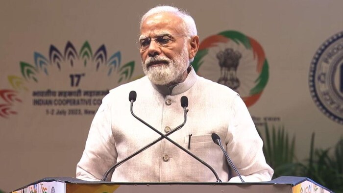 भारतीय सहकारी कांग्रेस को संबोधित करते हुए पीएम मोदी