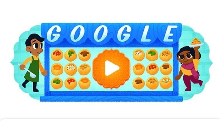 गूगल के डूडल पर अचानक से छाई पानीपुरी