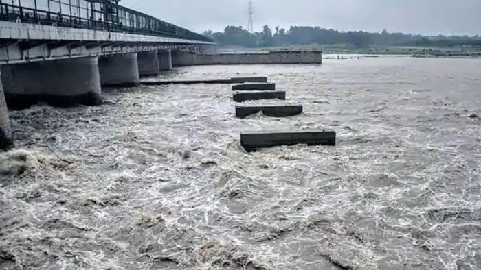 45 साल बाद यमुना नदी का जलस्तर 208 मीटर के पार पहुंच गया है.