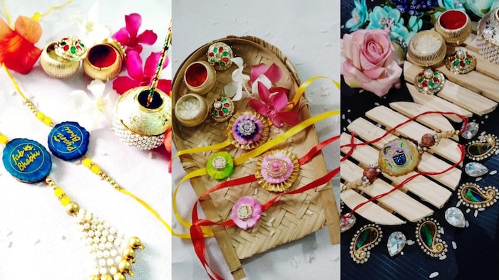 भाइयों के कलाइयों पर सजेगी गाय के गोबर से बनी राखियां