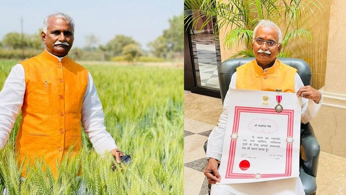 किसान चंद्रशेखर रघुवंशी को मिला पद्मश्री सम्मान