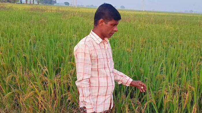 रोहतास जिले के संझौली ब्लॉक के मसोना गांव के अर्जुन सिंह. फोटो-किसान तक