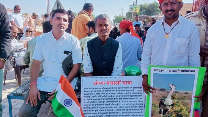 सांवता गांव में देगराय ओरण को राजस्व रिकॉर्ड में दर्ज कर लिया गया है. फोटो- Sumer Singh